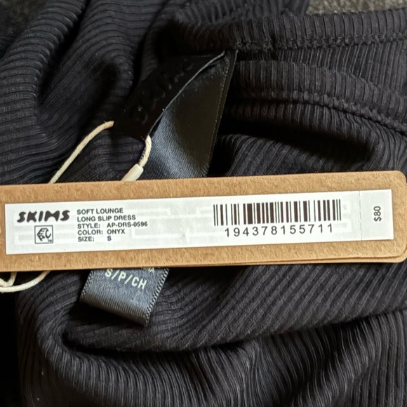 Skims Kim Kardashian Women’s Soft Lounge Long Slip Dress S New with Tags - Picture 3 of 3